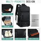 Laptop and Travel Trekking Backpack with Shoe Compartment,
