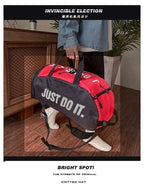 Jordan 2 in 1 Backpack & Duffel Bag - Red n Black