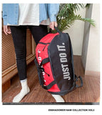 Jordan 2 in 1 Backpack & Duffel Bag - Red n Black