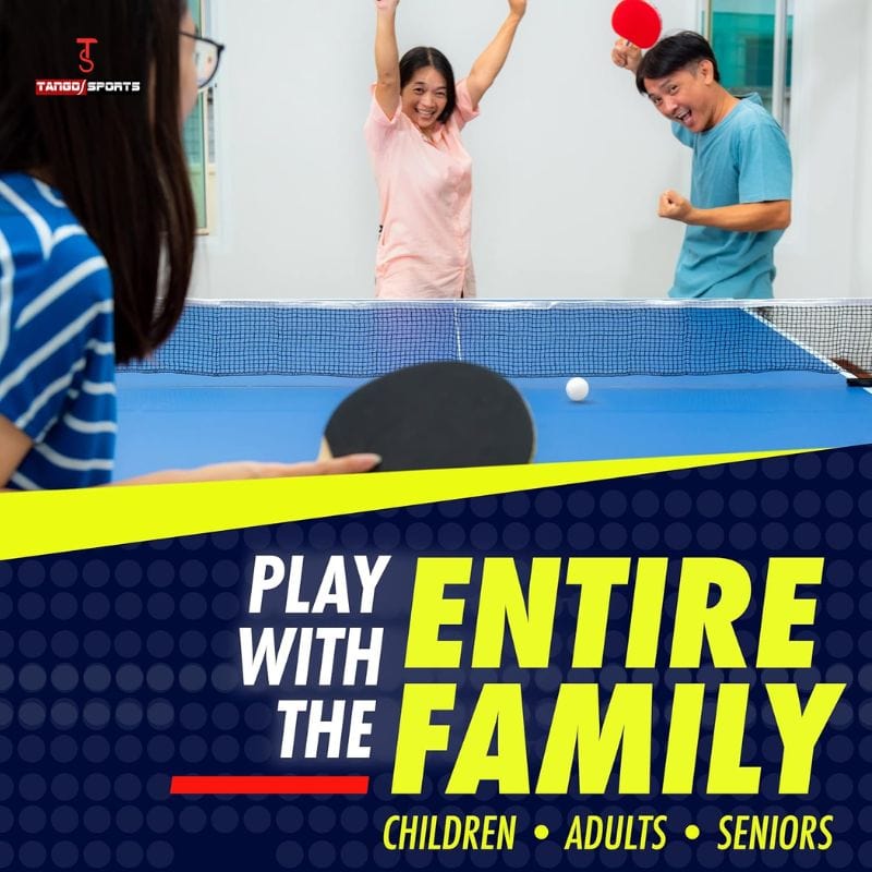 NIBIRU SPORT Professional Ping Pong Paddle Set – 2 or 4 Player Table Tennis Kit with Retractable Net, Balls, and Carry Bag