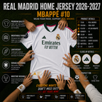 Real Madrid Home Jersey 2026–2027