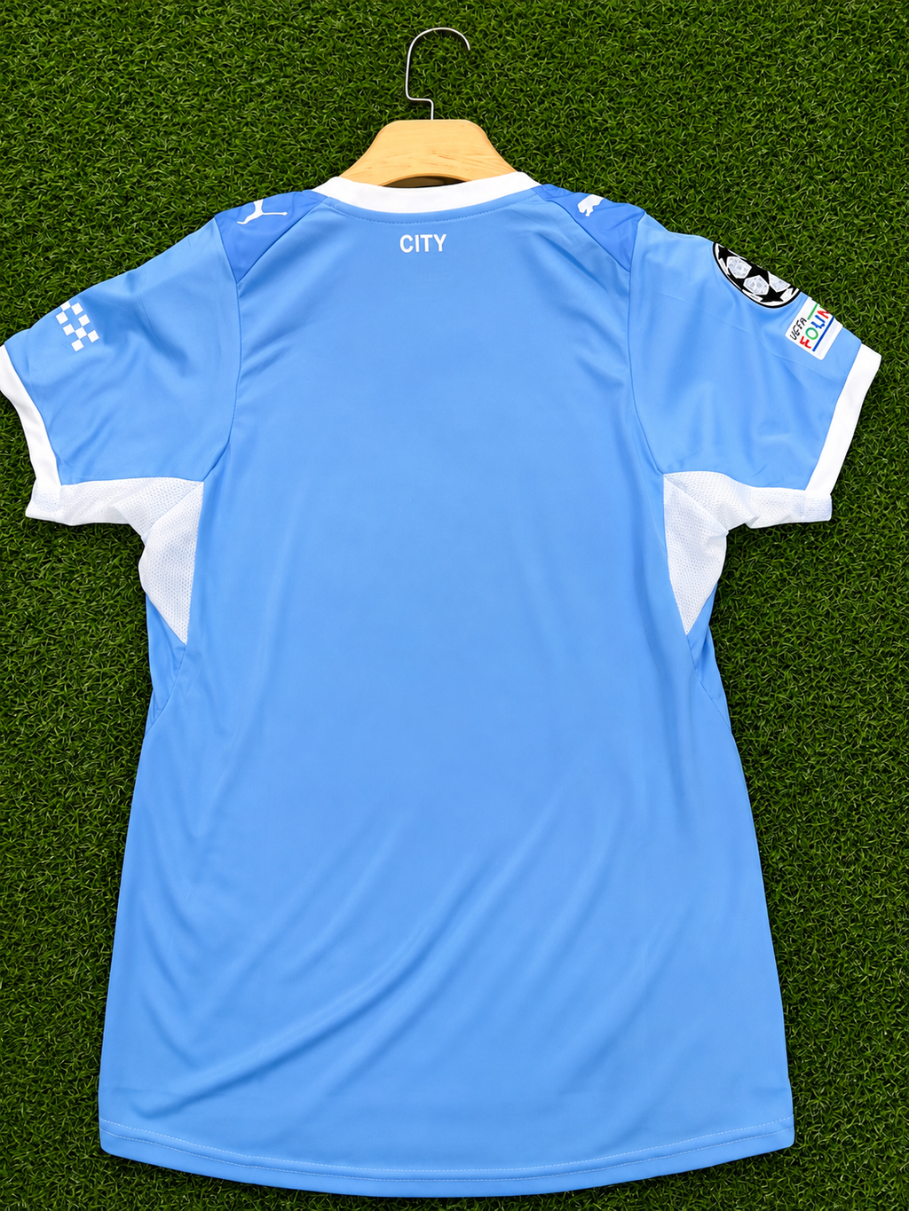 Manchester City Home Kit 2026/27 – TPU Logo