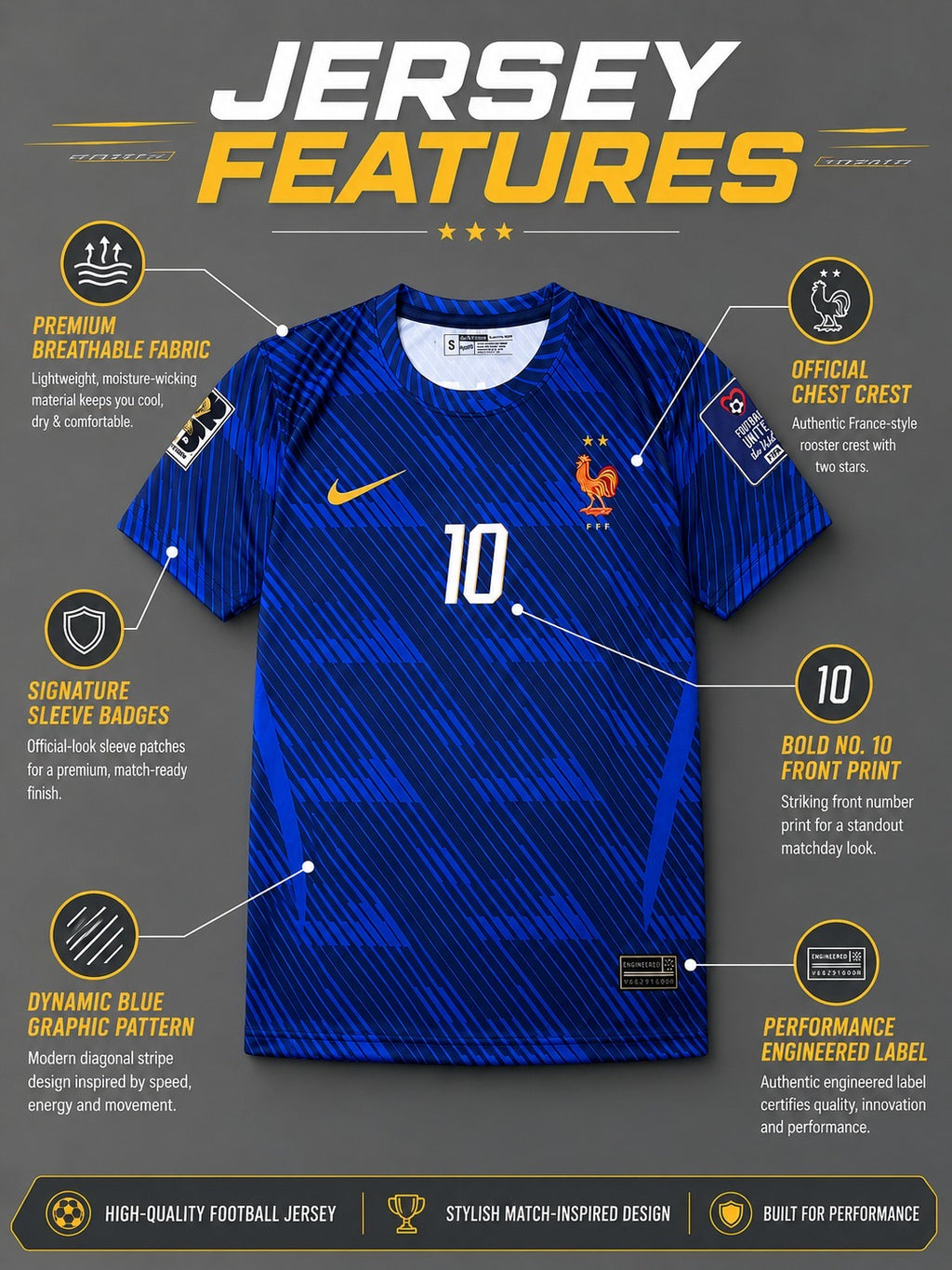 France - World Cup Home Jersey