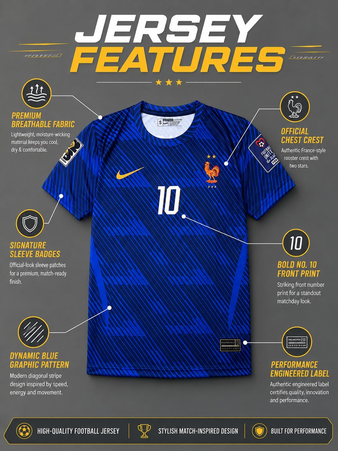 France - World Cup Home Jersey