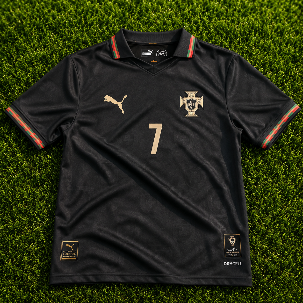 Portugal 2026 Black Football Jersey – Ronaldo #7