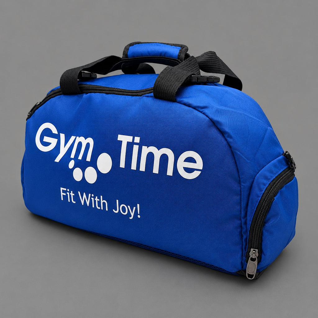 T60 Style 2 in 1 Sports and Travel Bag With Shoe Compartment - Blue