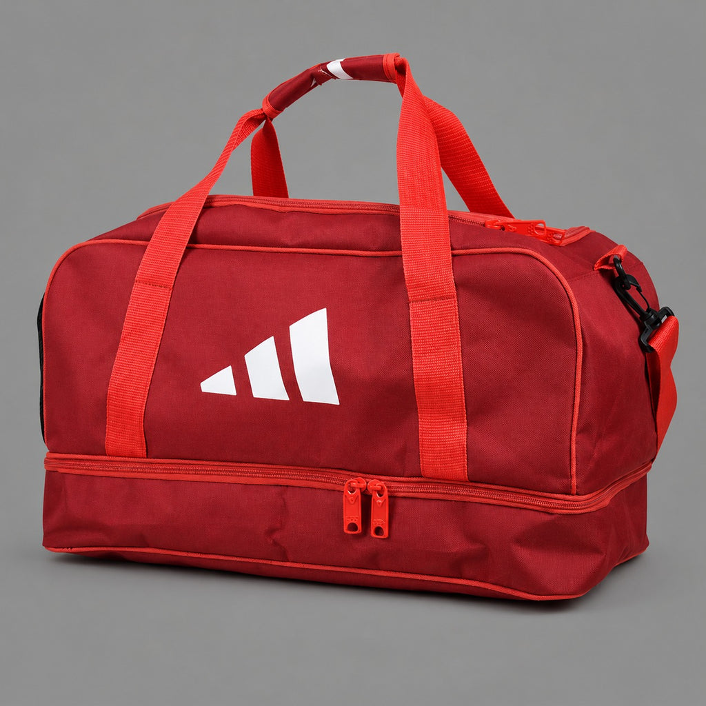 Ads Tiro League Duffle Bag With Shoe Compartment - Full Red
