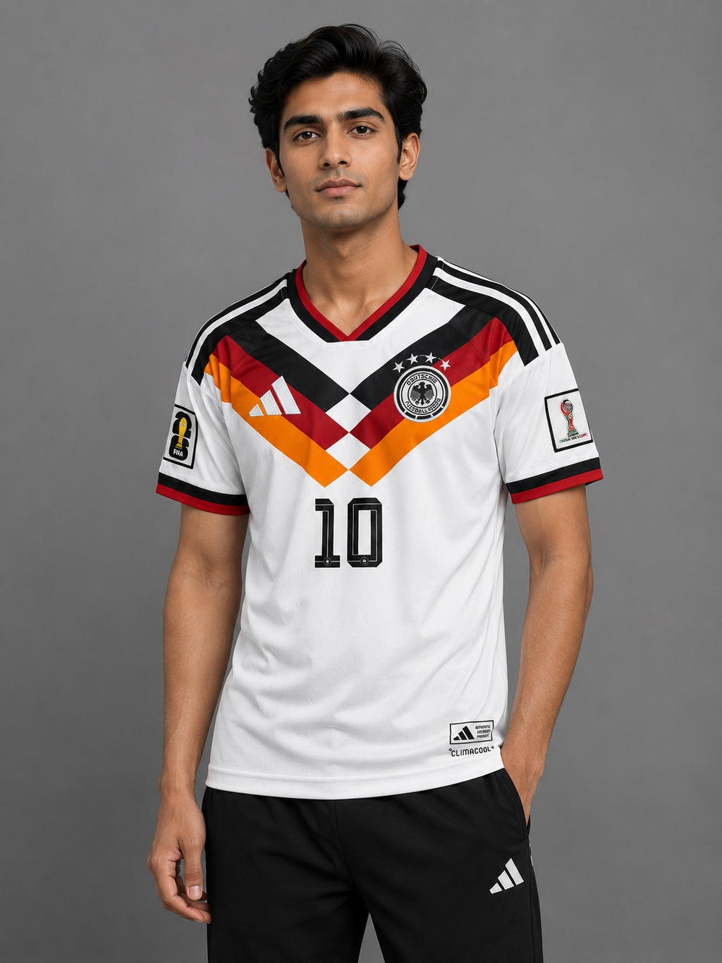 Germany - Embroidered World Cup Home Jersey