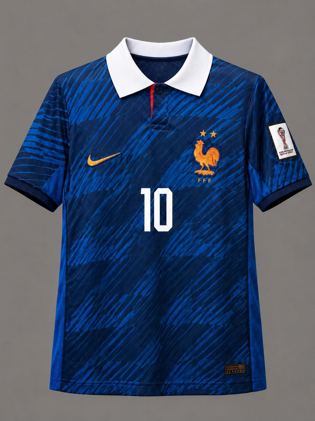 France - Embroidered World Cup Home Jersey