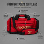 Ads Trefoil Duffel bag 22 Inch - Red