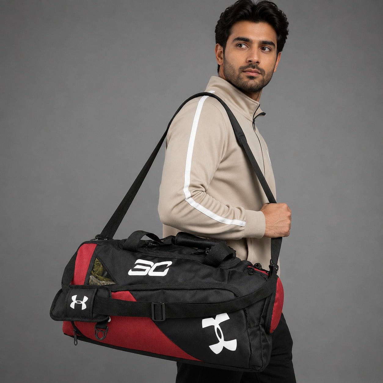 Under Armour Storm 3D Club Bag - Black/Maroon