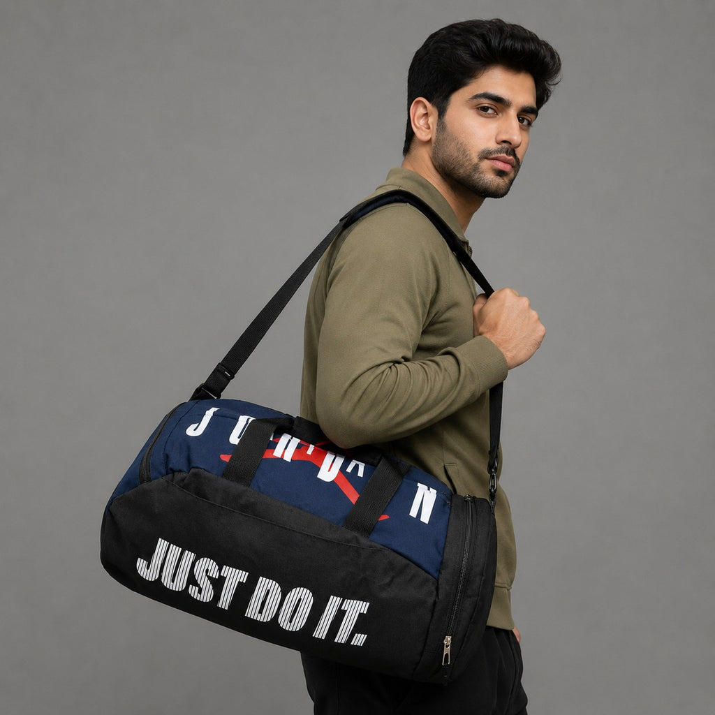 Jordan 2 in 1 Backpack & Duffel Bag - Blue n Black