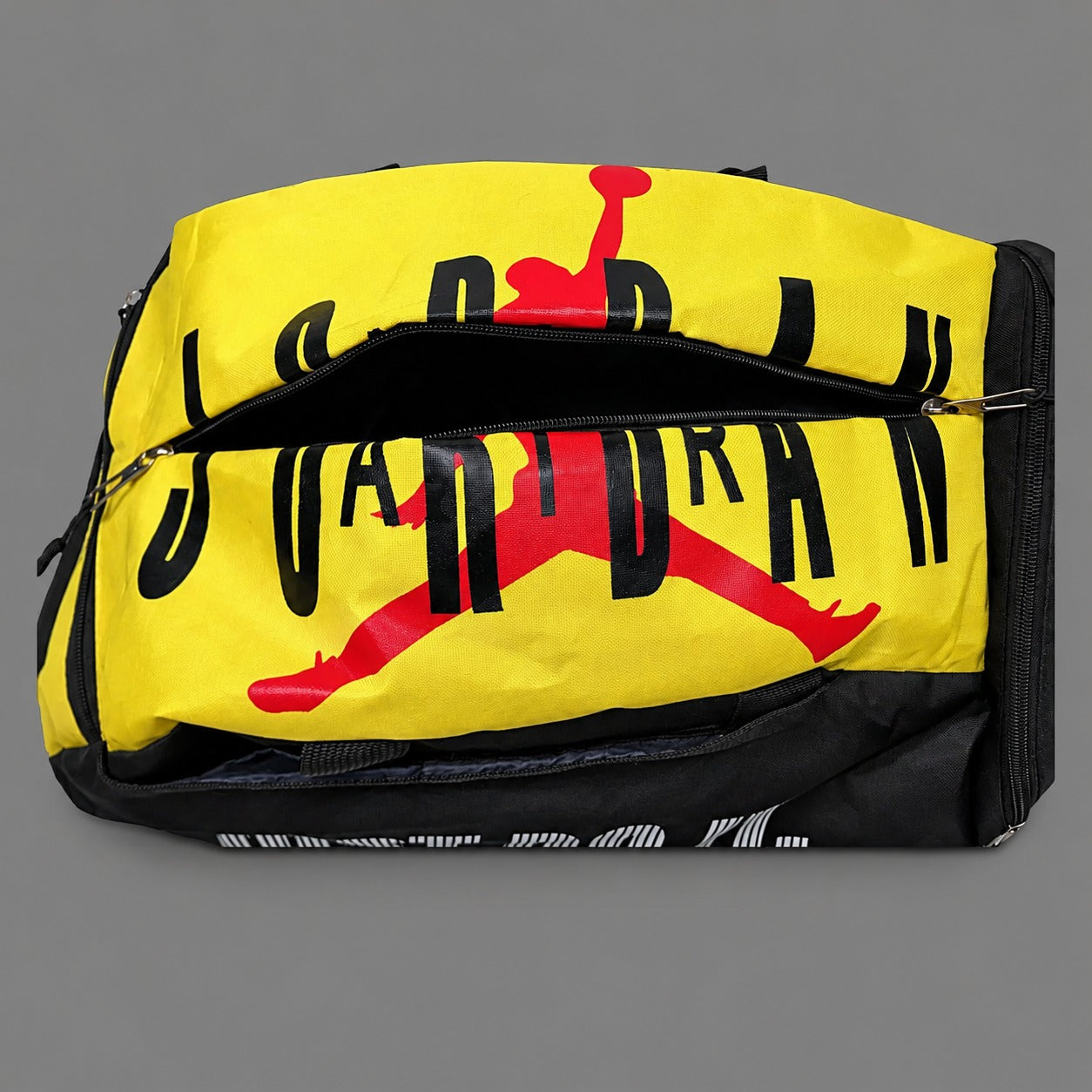 Jordan 2 in 1 Backpack & Duffel Bag - Yellow n Black