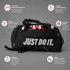 Jordan 2 in 1 Backpack & Duffel Bag - Black