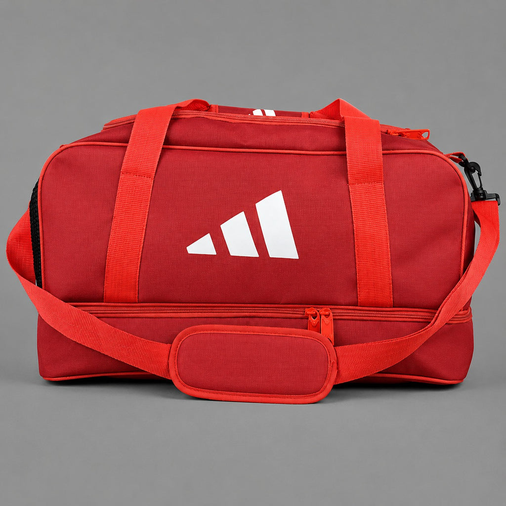 Ads Tiro League Duffle Bag With Shoe Compartment - Full Red