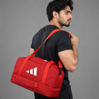 Ads Tiro League Duffle Bag With Shoe Compartment - Full Red
