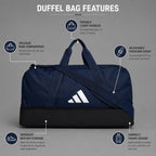 Ads Tiro League Duffel Bag With Shoe Compartment - Blue