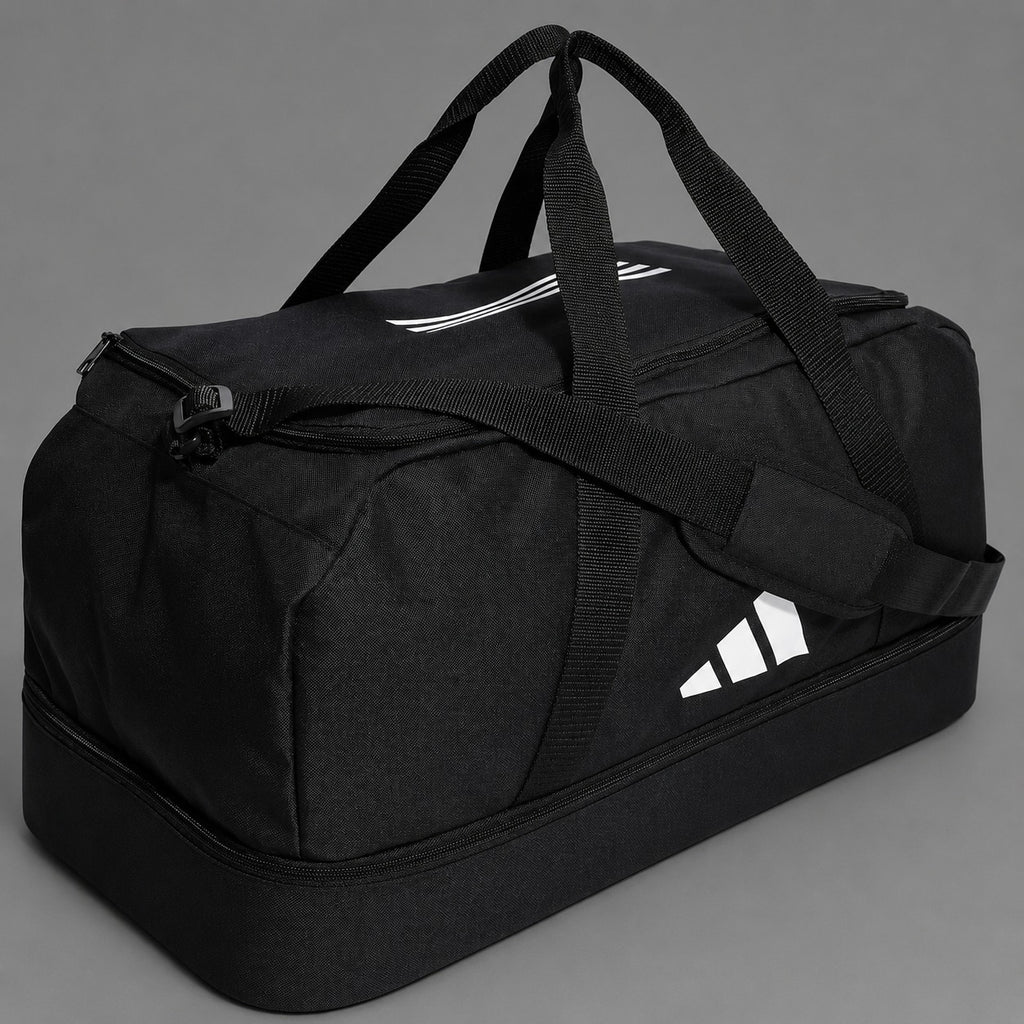 Ads Tiro League Duffel Bag With Shoe Compartment - Black