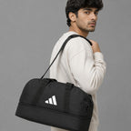Ads Tiro League Duffel Bag With Shoe Compartment - Black