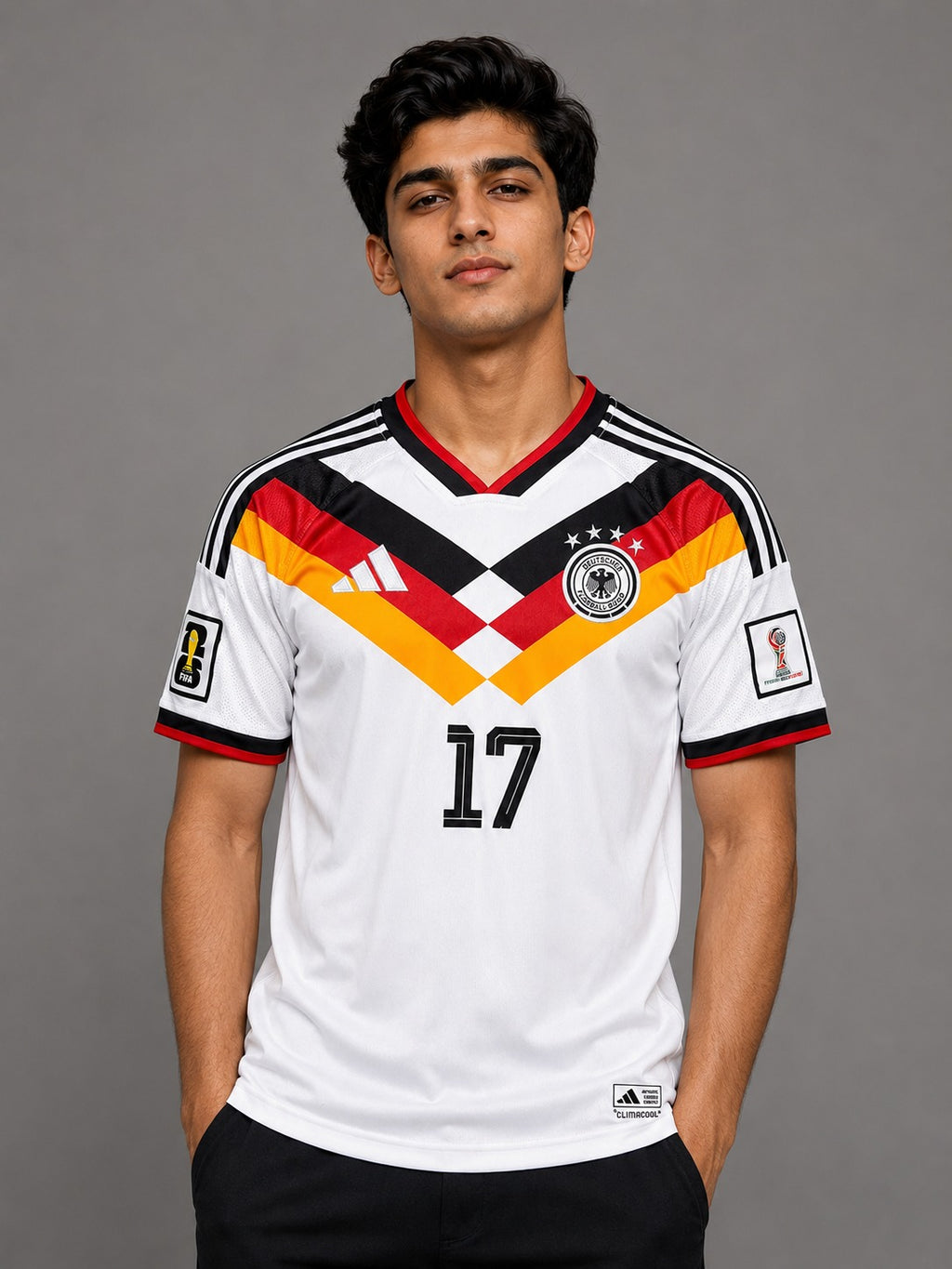 Germany - Embroidered World Cup Home Jersey