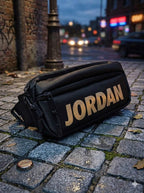 Jordan Waist & Cross Body Bag - Blue and Black