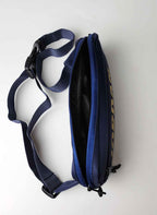 Jordan Waist & Cross Body Bag - Blue and Black