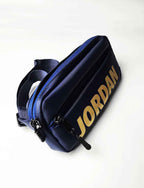 Jordan Waist & Cross Body Bag - Blue and Black