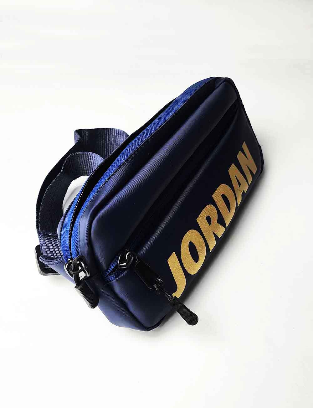 Jordan Waist & Cross Body Bag - Blue and Black