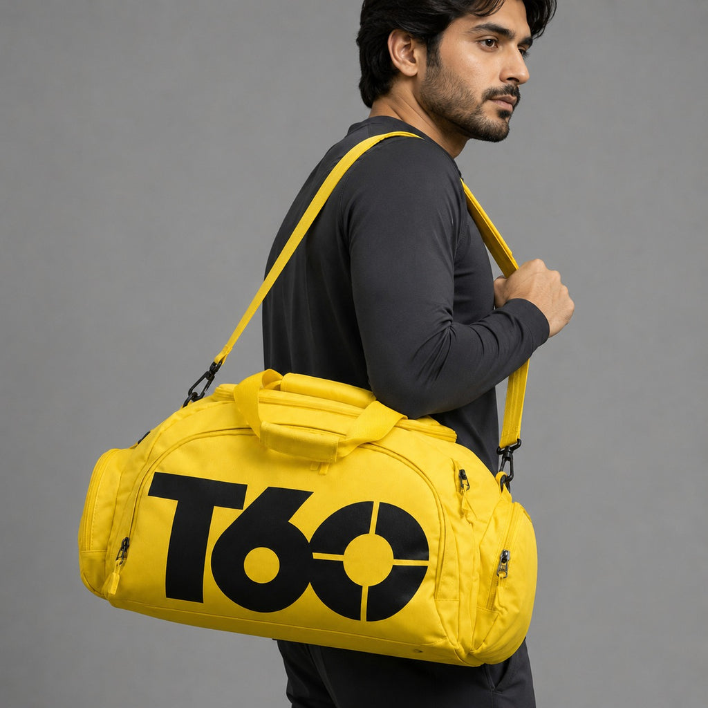 T60 Backpack 2 in 1 with Shoe Compartment - Yellow
