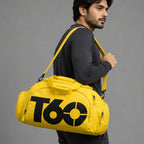 T60 Backpack 2 in 1 with Shoe Compartment - Yellow