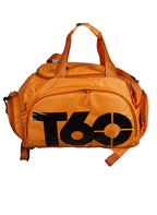 T60 Backpack 2 in 1 with Shoe Compartment - Orange