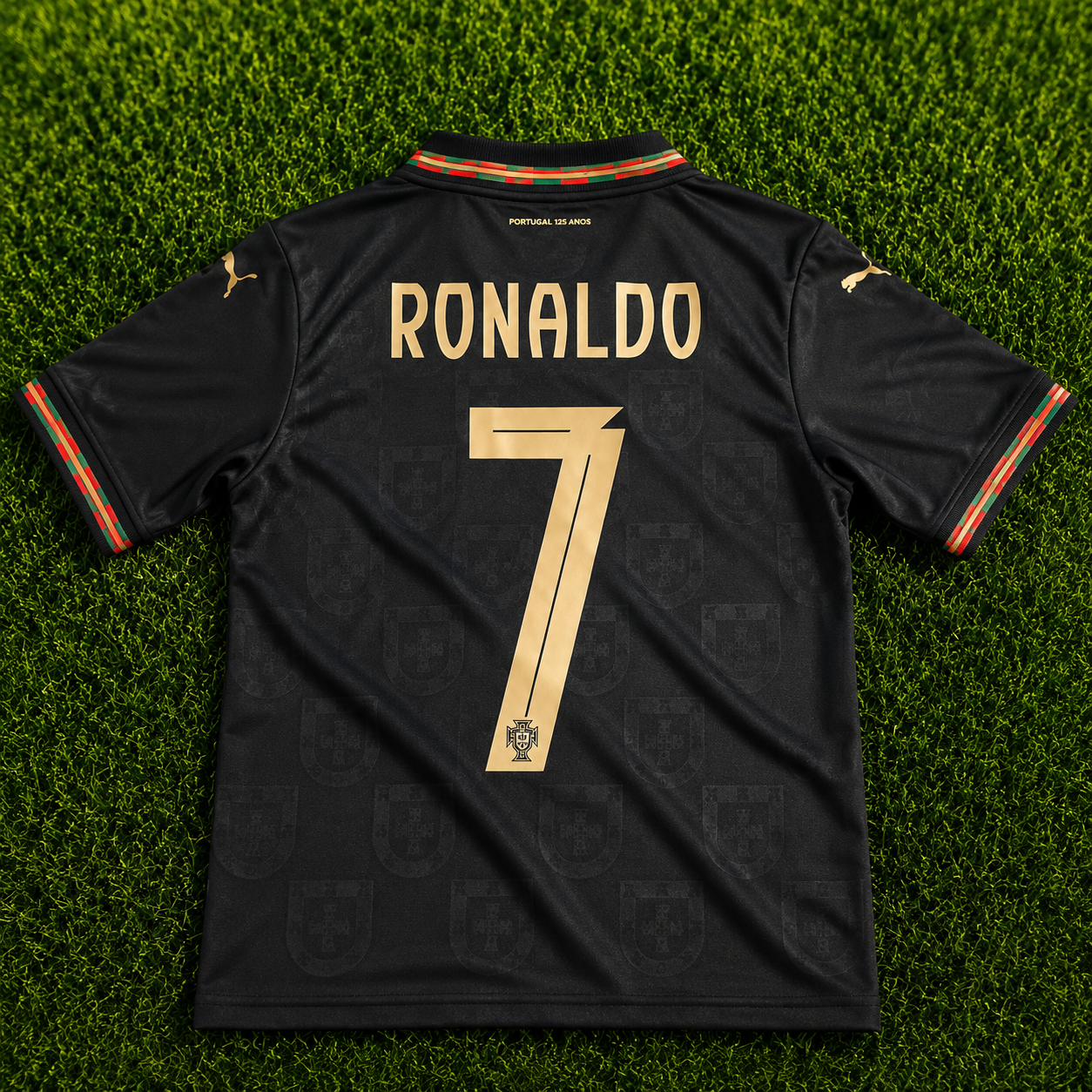 Portugal 2026 Black Football Jersey – Ronaldo #7