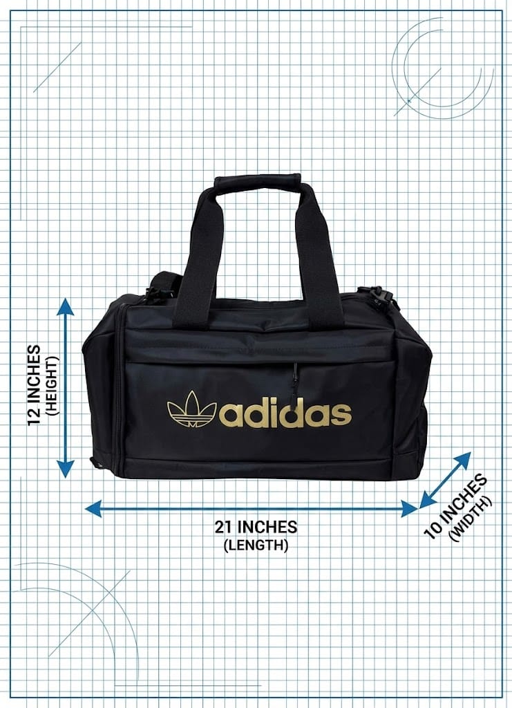 Ads Trefoil Duffel bag 22 Inch - Black